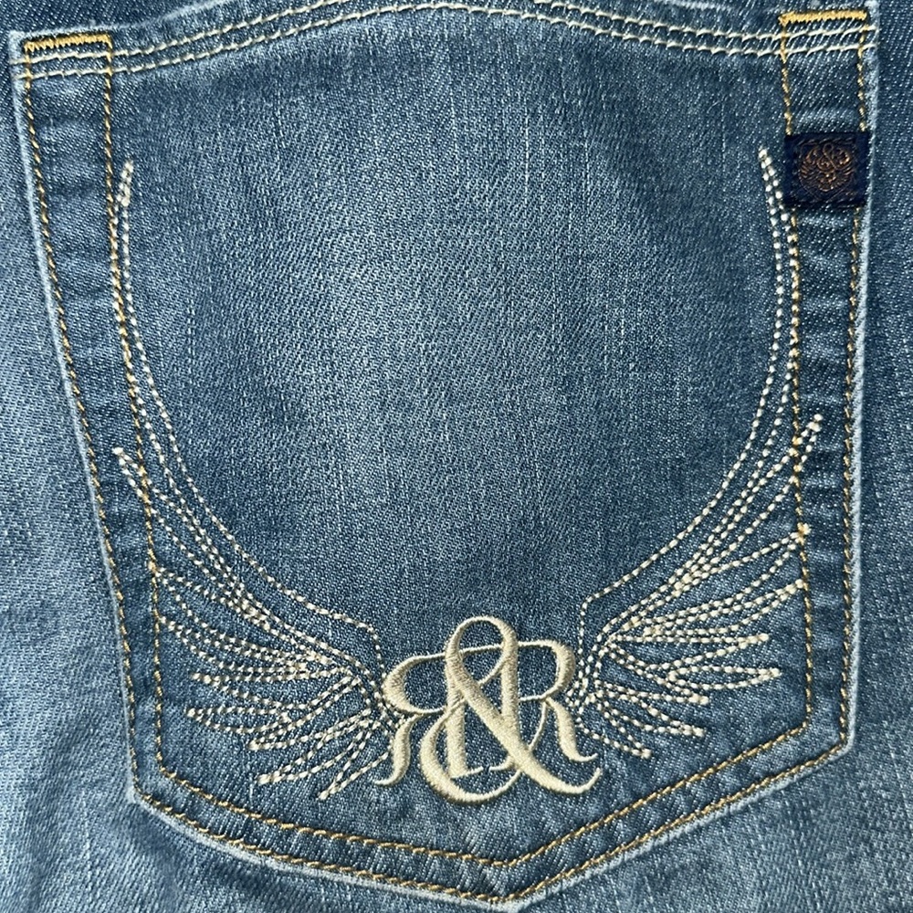 Rock & Republic Men's Blue Distressed Jeans 38X32 - Picture 8 of 10